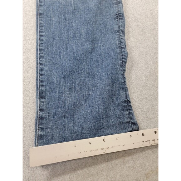 American Eagle Jeans Mens 36x36 (38x34) Athletic Straight Blue Mid Rise Stretch - Picture 4 of 14